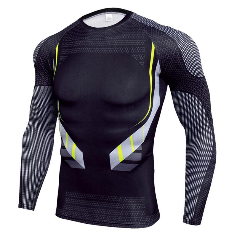 Compression Train Men's Compression Shirt Long Sleeve – Quick Dry Gym Training Top | Veyro