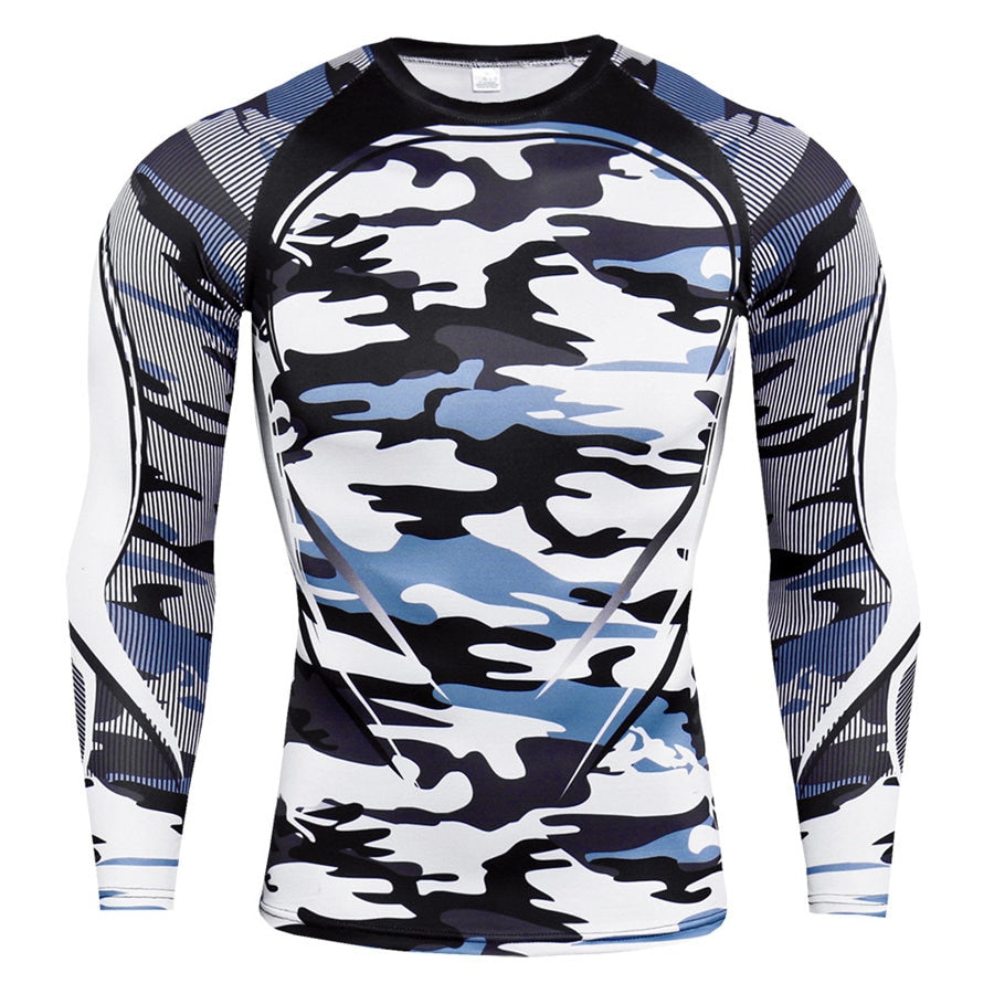 Compression Train Men's Compression Shirt Long Sleeve – Quick Dry Gym Training Top | Veyro